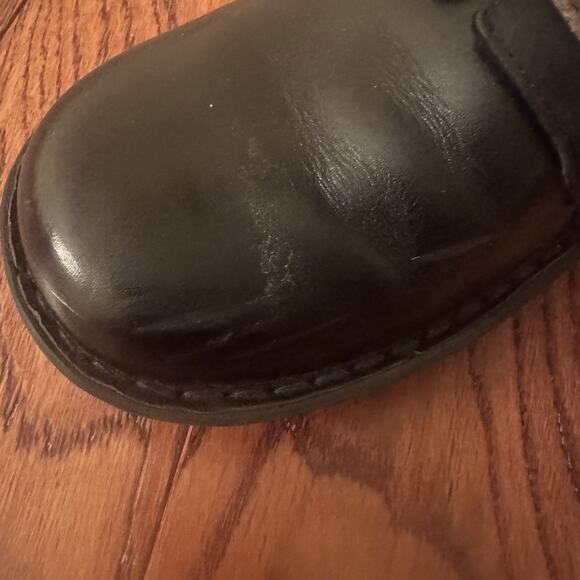 Naot Celesta Loafer Womens Shoe 7 7.5 EU 38 Black Leather Cork Insole Comfort - Picture 6 of 14